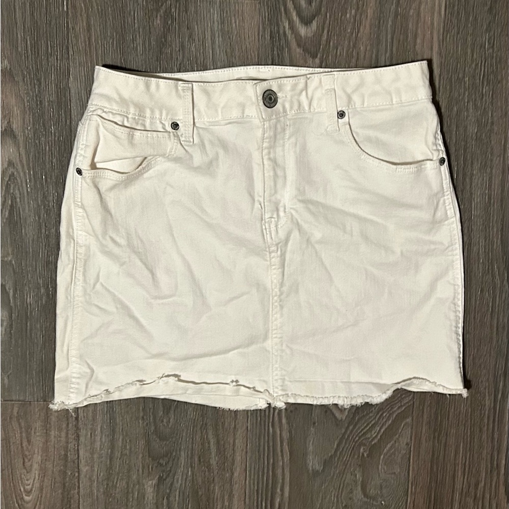 Mudd White Mini Skirt